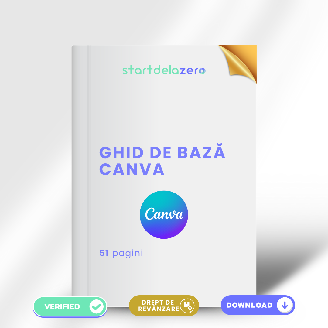 GHID DE BAZA CANVA - 51 PAGINI