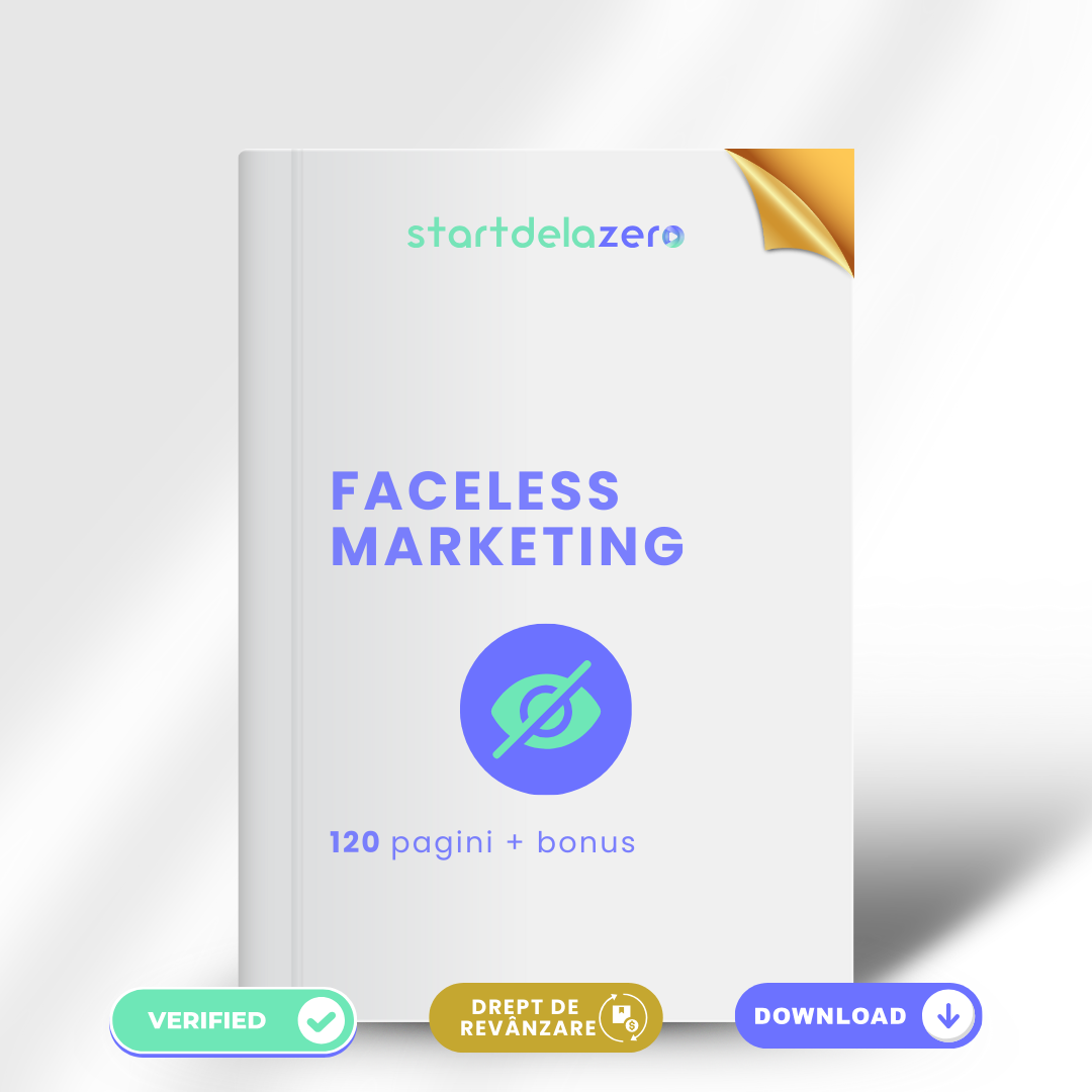 FACELESS MARKETING - 120 PAGINI