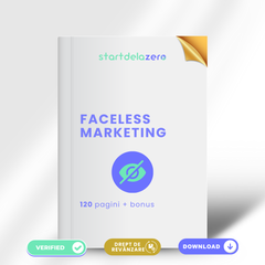 FACELESS MARKETING - 120 PAGINI