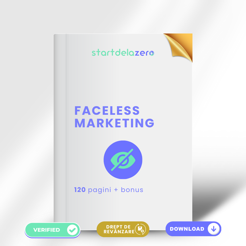 FACELESS MARKETING - 120 PAGINI