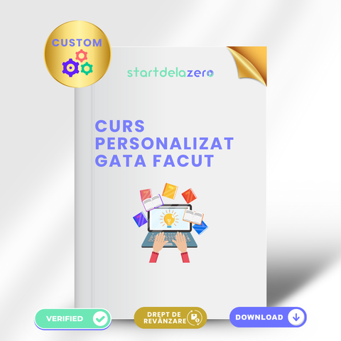CURS PERSONALIZAT GATA FACUT PENTRU TINE