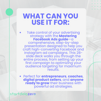 MASTERING FACEBOOK ADS COURSE - 28 PAGINI