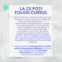 FACEBOOK ADS PE INTELESUL TUTUROR - 28 PAGINI