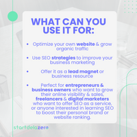 SEO OPTIMIZATION GUIDE - 36 PAGINI + BONUS