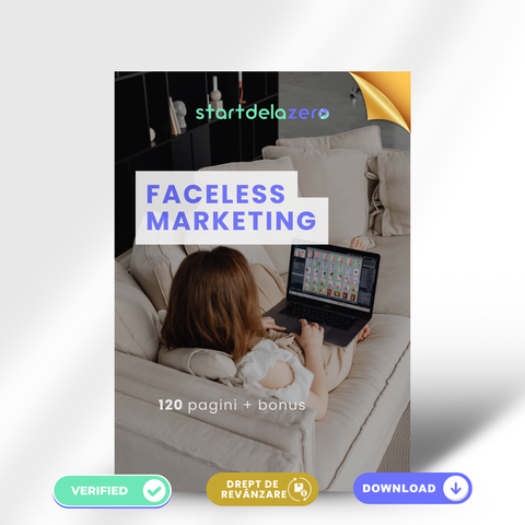 FACELESS MARKETING - 120 PAGINI