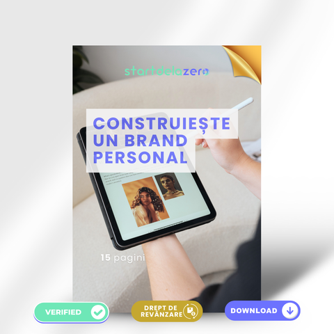 CONSTRUIESTE UN BRAND PERSONAL - 15 PAGINI