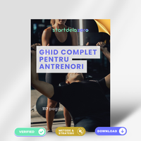 GHID COMPLET PENTRU ANTRENORI - 117 PAGINI + BONUS
