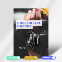 GHID EDITARE CAPCUT - 22 PAGINI + BONUS