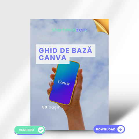 GHID DE BAZA CANVA - 50 PAGINI